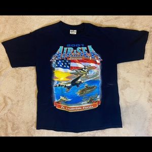 Vintage 2001 Air & Sea show t-shirt